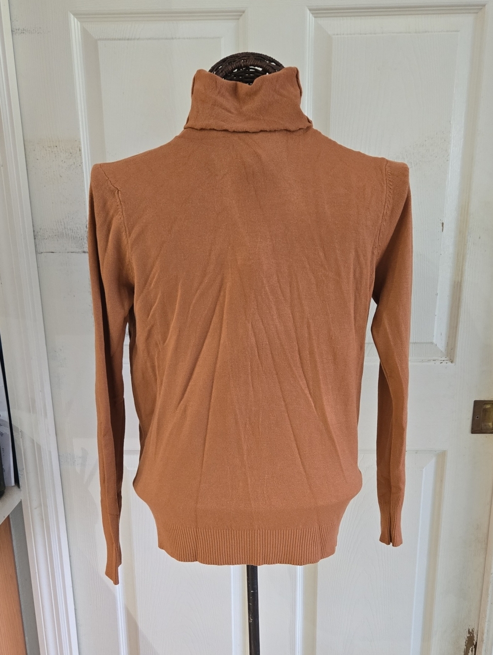 Classic Women's Turtleneck Sweater - Camel